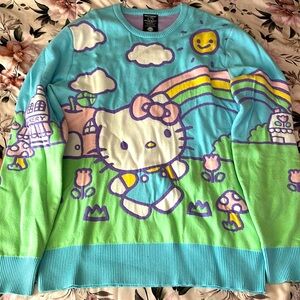 Hello kitty pastel knit sweater